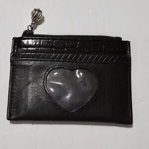 Brighton‎ Black Leather Card Holder Wallet